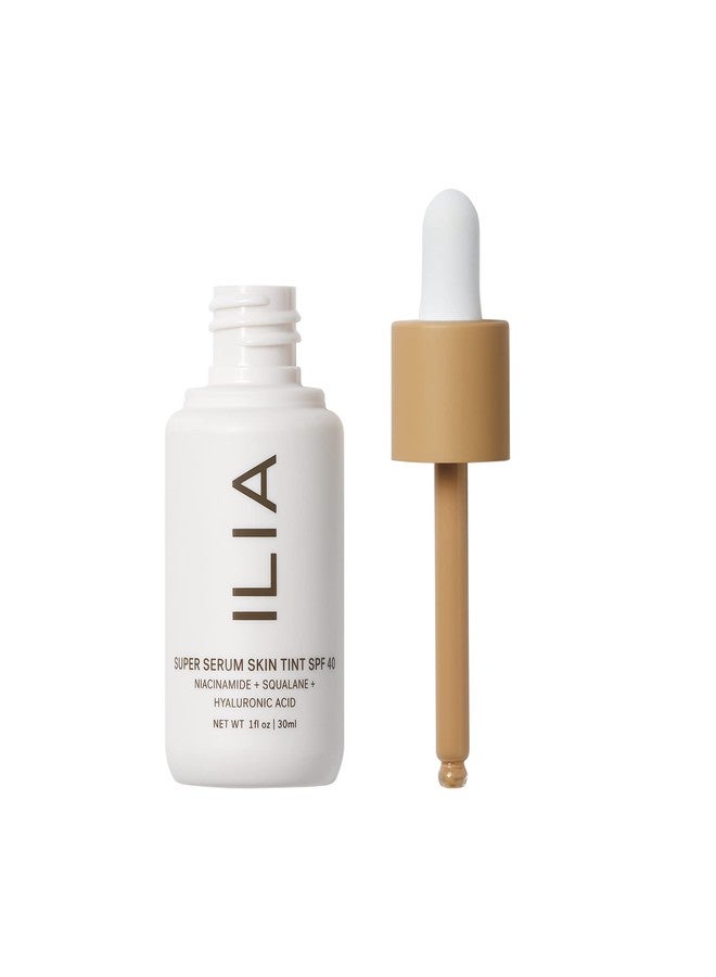 ILIA - Super Serum Skin Tint SPF 40 | Non-Comedogenic, Vegan, Lightweight to Help Against Blue Light, + Pollution while Hydrating, Smoothing, + Refining (Baikal ST9.5, 1 fl oz | 30 ml) - Image 2